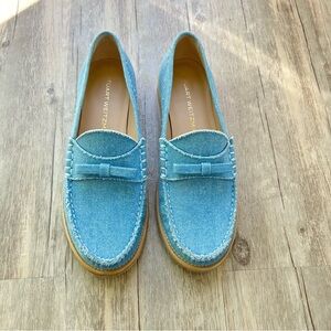 Stuart Weitzman Lottie Bow Loafer sz 8.5 Made in Spain